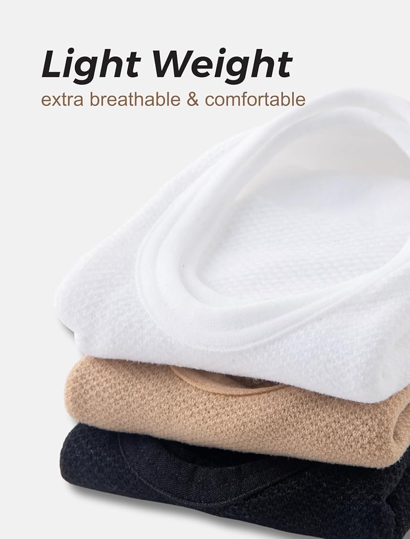 Soxbang 10 Pairs No Show Socks for Women - 4 White / 3 Black / 3 Nude - Athletic Lightweight Sneaker Ankle Socks