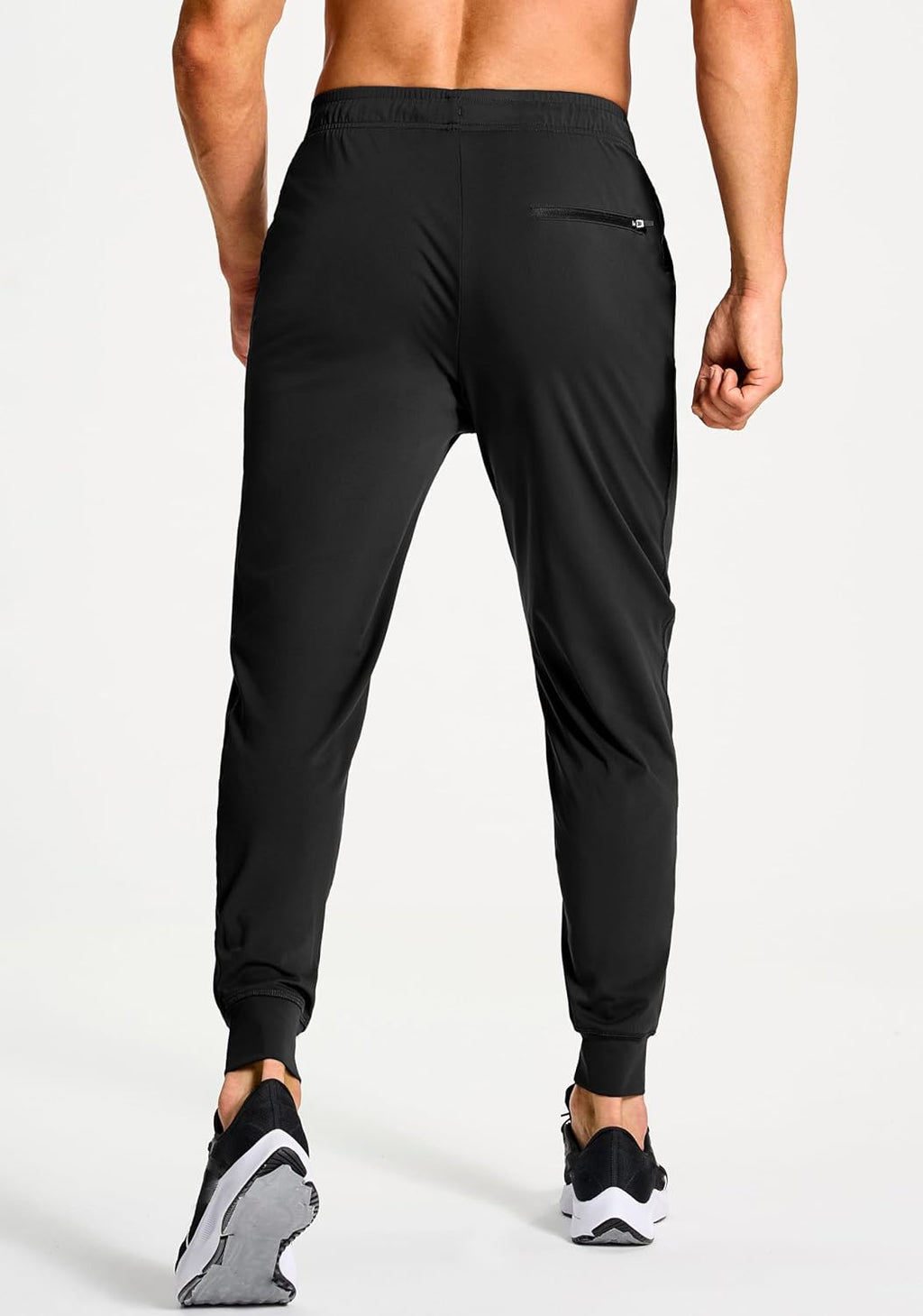 Skiennix Men's Athletic Joggers - Stretch Sweatpants with Zipper Pockets for Gym & Running
