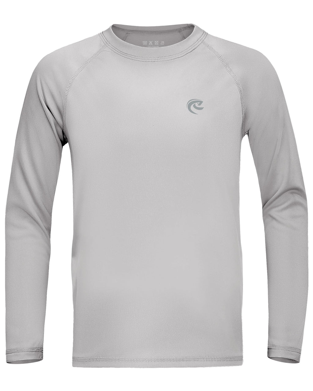 Boys Fishing Sun UV Shirt, Outdoor Youth Long Sleeve SPF Quick Dry Running Swimming Rash Guard T-Shirt