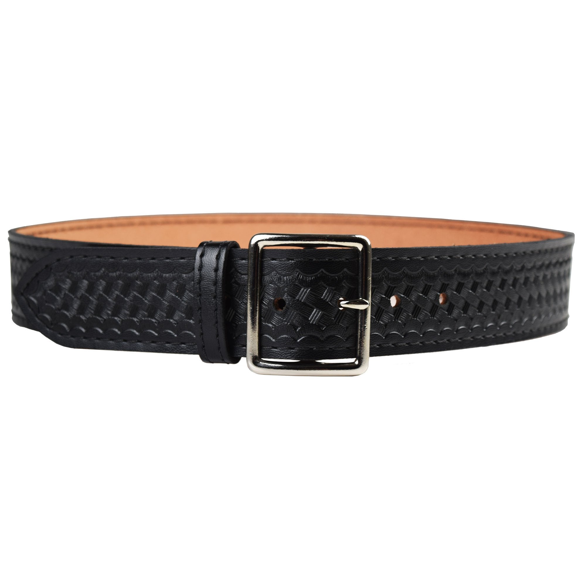 Safariland 51 Garrison Belt with Square Buckle, Fits 1.75 Inches (45 MM), Up to 44 Inches Length, Basketweave Black, Size 42