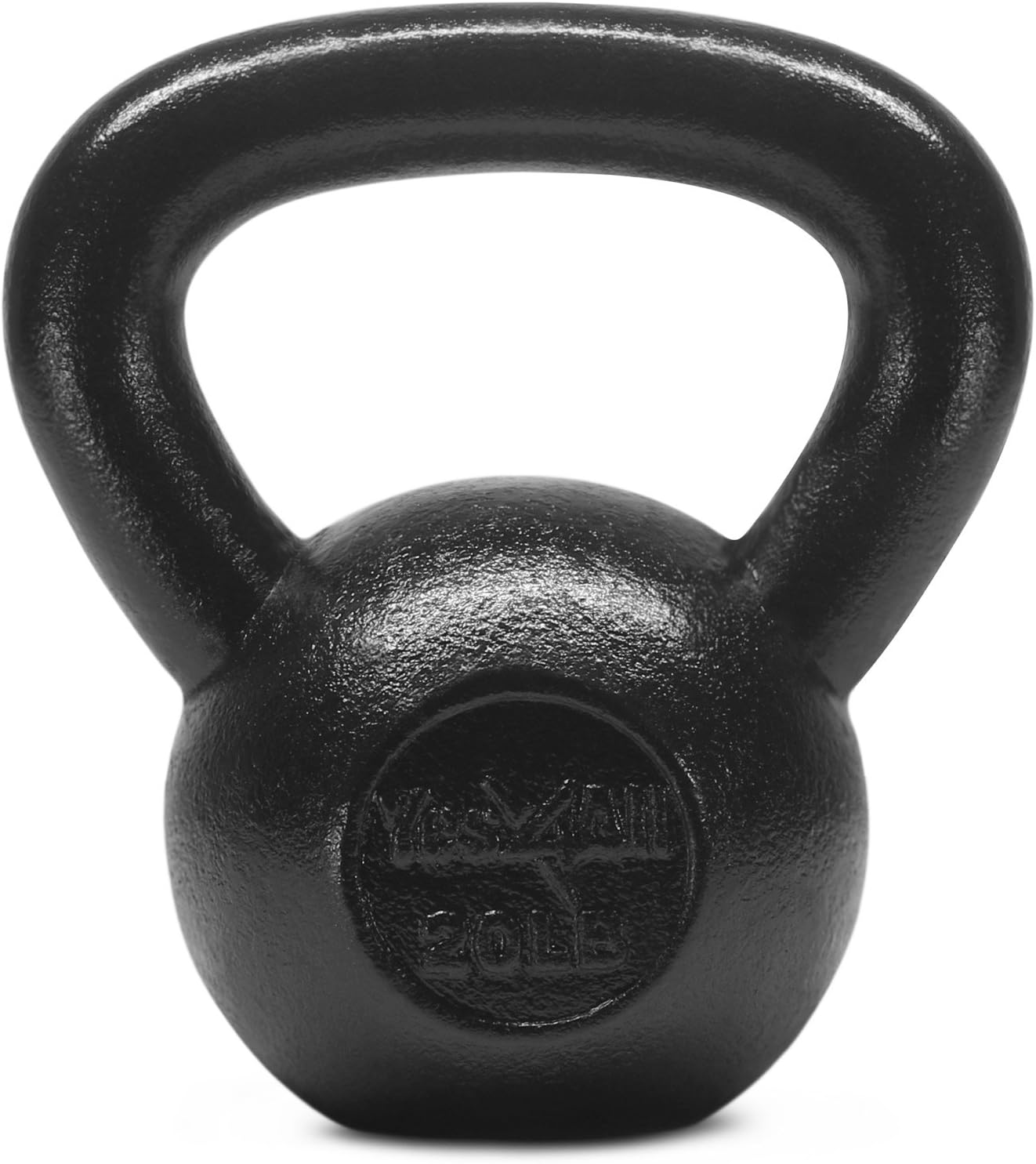 Yes4All Kettlebell Set - Cast Iron Strength Training Weights with Wide Handles | 5-30 LB Options for All Levels