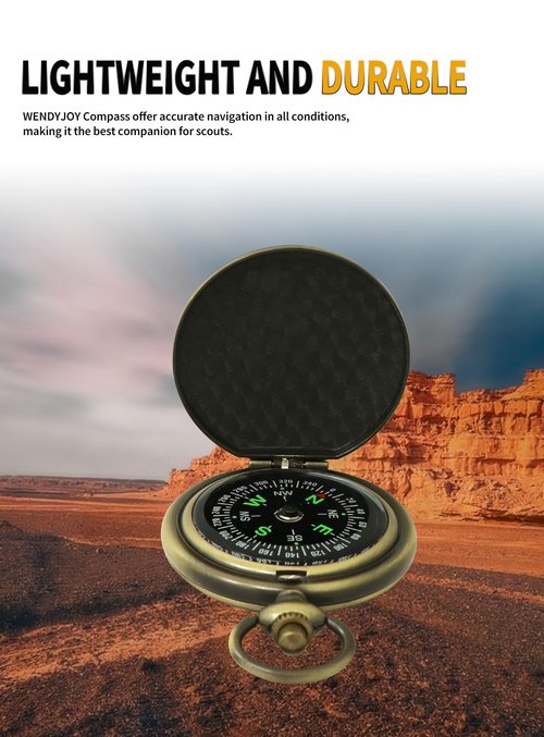 Black Pocket Waterproof Compass Toy Camping Survival Compasses Glow in The Dark Military Survival Gearfor for Hiking, Camping,Backpacking, Outdoor Activities - Best Survival Gifts Pack（Style B）