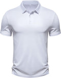 Skiennix Men's Golf Polo Shirt - Moisture-Wicking, Quick-Dry Short Sleeve Activewear | Casual Fit