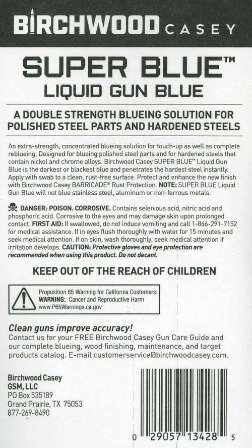 E & F Super Blue Liquid Gun Blue 90 Ml