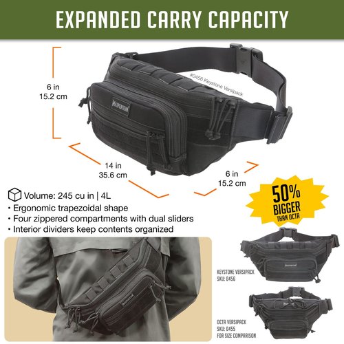 Maxexpedition - Keystone Versipack (Black) (0456B)