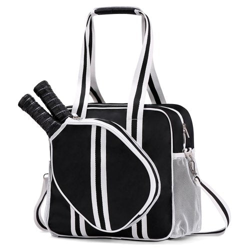 SPOENGRU Pickleball Bag for Women Men, Pickleball Paddle Shoulder Bag, with Zipper & Adjustable Shoulder Strap for Racquet