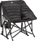 GCI Outdoor Puff Rocker Chair - Portable Comfort for Camping & Relaxation - Black