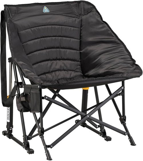 GCI Outdoor Puff Rocker Chair - Portable Comfort for Camping & Relaxation - Black