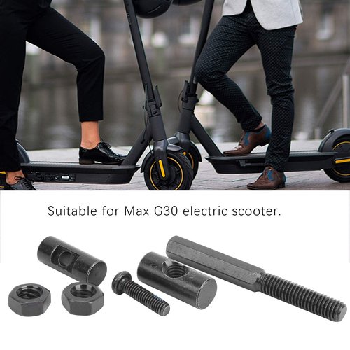 Zerone Shaft Locking Screw, Carbon Steel Electric Scooter Shaft Lock Screw Kit Folding Pulling Rod Screw for MAX G30