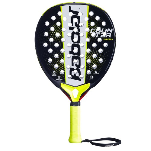 Babolat Counter Origin Padel Racket (Black/Yellow)