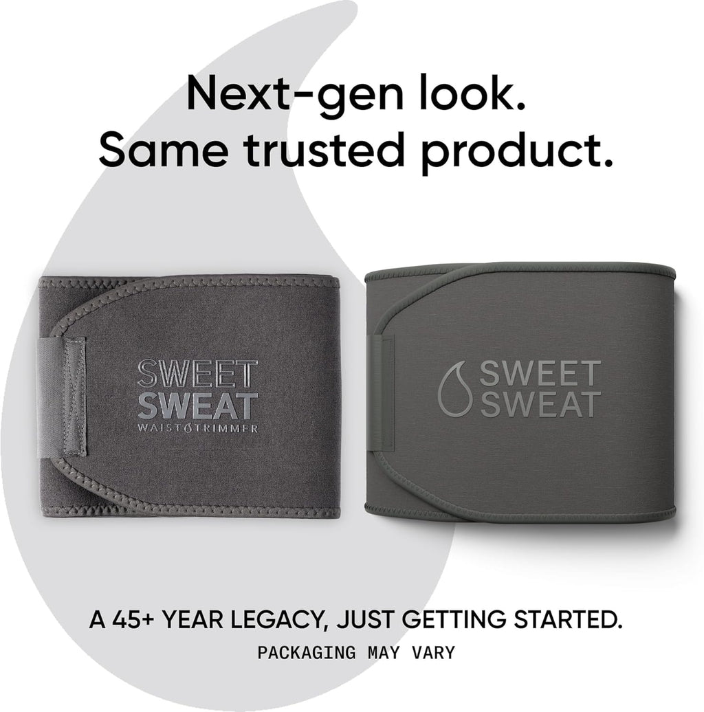 Sports Research Sweet Sweat Waist Trimmer - Premium Sweat Enhancing Fitness Band for Effective Workouts