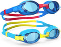 K20 Swimming Goggles - Anti-Fog UV Protection for Kids Ages 3-10 | Includes Travel Bag