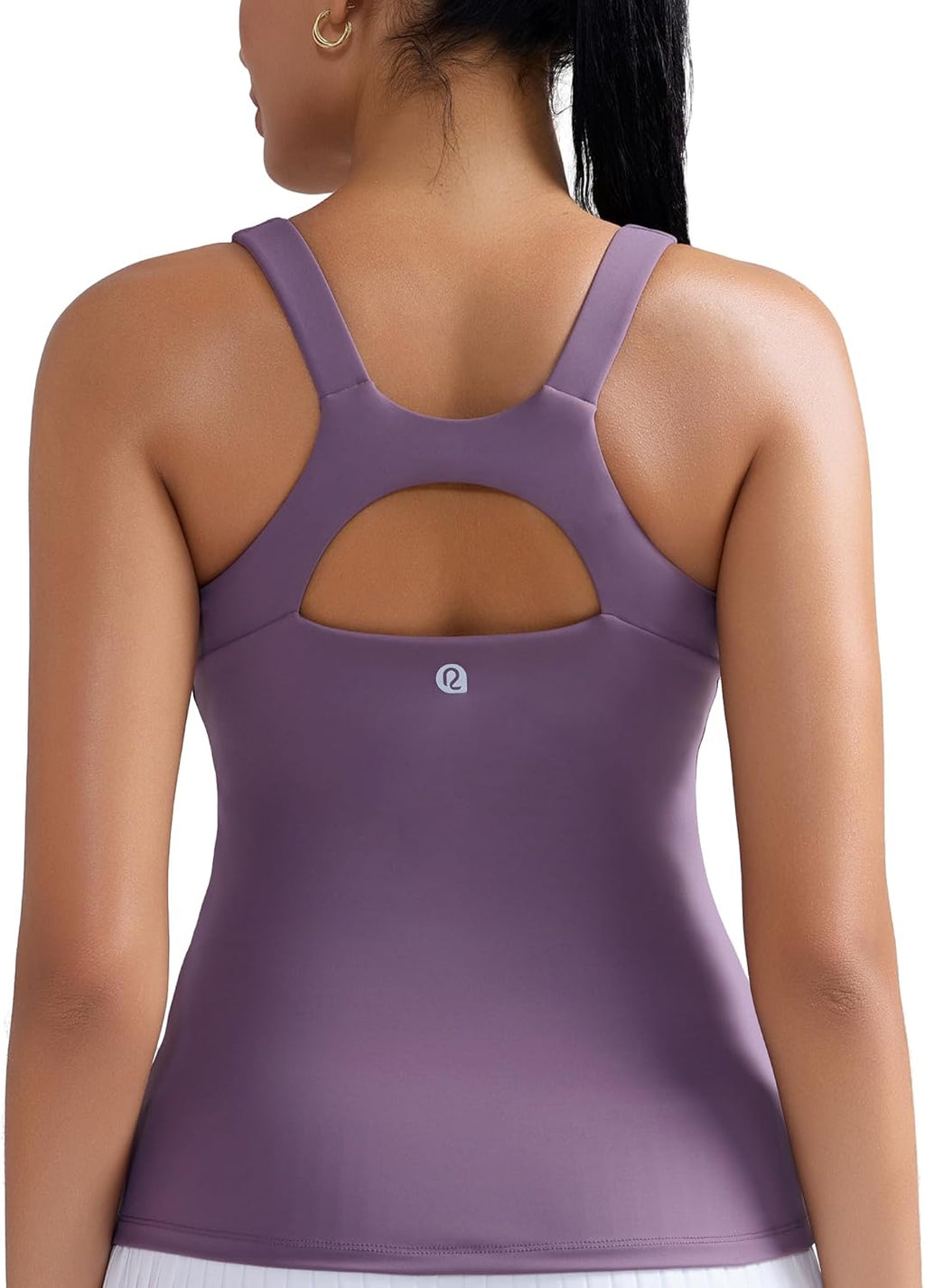 **RUNNING GIRL Racerback Workout Tops for Women - Padded Sports Bra Yoga Tank in Various Sizes**
