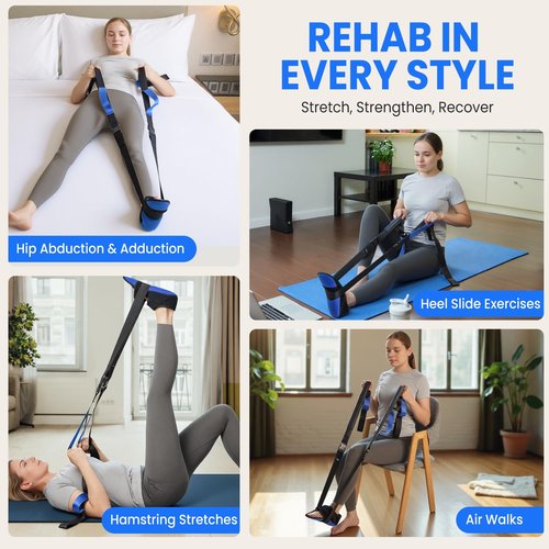 JNATER Knee Replacement Recovery Aids - Must Have Hip/Knee Surgery Recovery Equipment, Improve Mobility and Flexibility, Relieve Pain-Physical Therapy Equipment