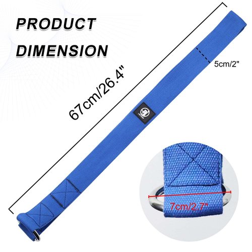 J Bryant Arm Wrestling Training Strap Belt Hand Grip- Ideal for Wrist, Forearm, and Biceps Workouts, Multifunctional Home Gym Fitness Equipment, Compatible with 1 inch and 2 inch Barbell Plates