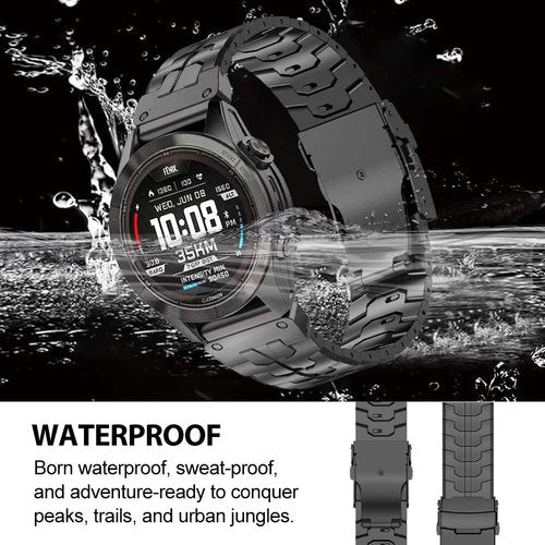 synsing No Tool Needed 22mm Titanium Band Compatible for Tactix 8 47mm/Fenix 8 47mm/7/6 Pro/Forerunner 965,26mm Metal Quick Fit WatchBand for Tactix 8 51mm/Instinct 3 50mm/Fenix 8 51mm/7X Pro/6X Pro