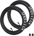 Heavy Duty 12" Bike Tubes - 12 1/2 x 2 1/4 Inner Tube with Angled Valve Stem | Pack of 2