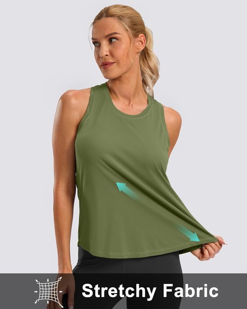 G Gradual Women's Racerback Workout Tank Top - Loose Fit Athletic Yoga Shirt | Ideal for Gym & Running
