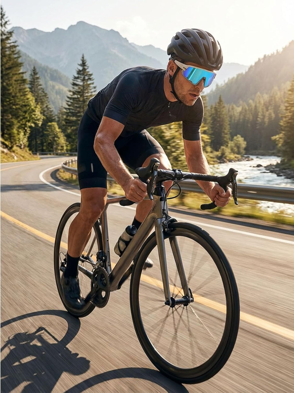 OULAIQI Cycling Glasses - UV400 Protection Sunglasses for Men & Women | Ideal for Sports & Outdoor Activities
