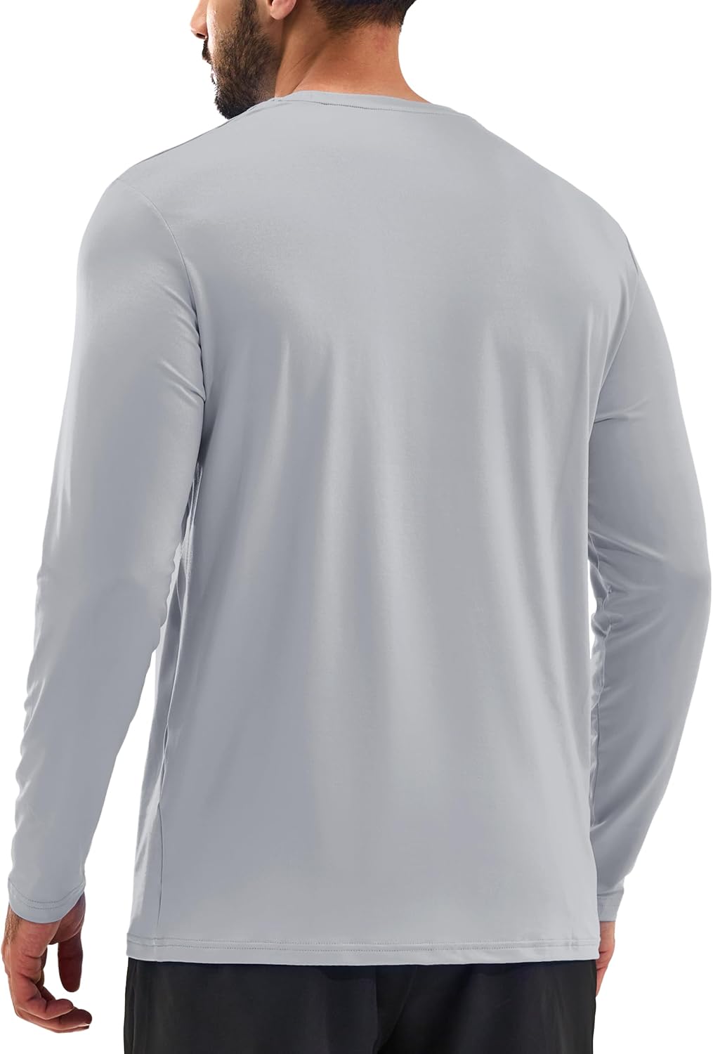 TACVASEN Men's Long Sleeve UV Protection Shirt - Quick Dry Lightweight Rash Guard for Fishing & Running