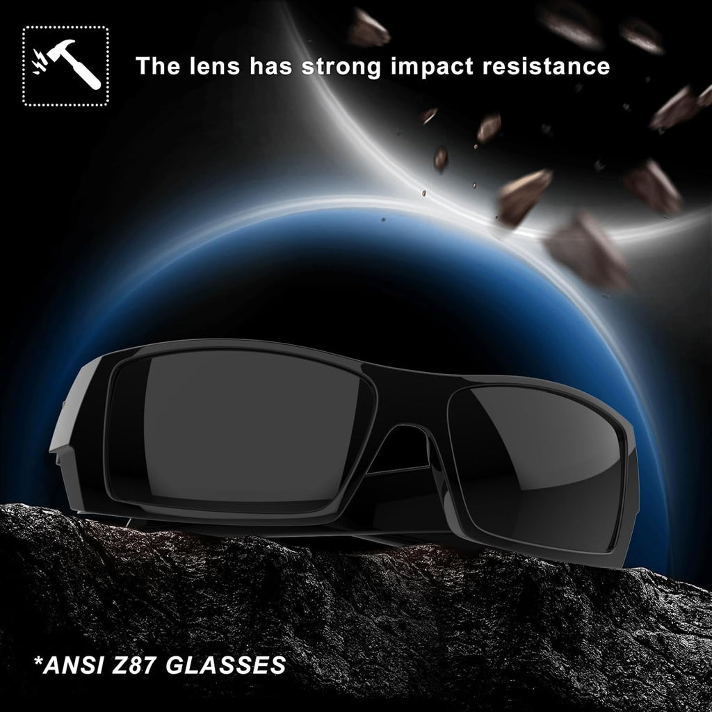 WISTON Z87 Sunglasses - UV400 Wrap-Around Safety Glasses for Men | Ideal for Sports & Work