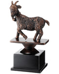 Zhengmy The Goat Trophy Award Funny Recognition Sculpture Trophy for Adults Unique Appreciation Gift Plaque for Sports Champion Winner, Teacher, Office, Employee, Coworkers, Friend
