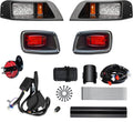 Orle Oko Golf Cart Deluxe Light Kit for EZGO TXT,12V Street Legal Golf Cart Upgrade Headlights Taillights Kit for EZGO TXT Led Light 1996-2013 with Turn Signals Hazard Light Switch Horn Brake Pad
