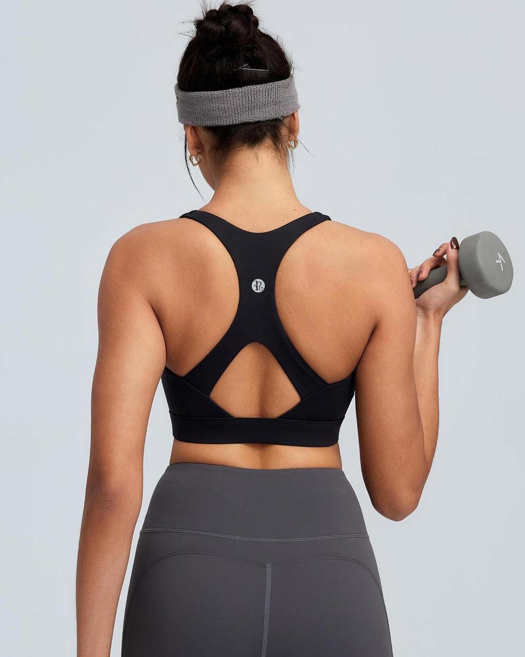 RUNNING GIRL Sports Bra - High Support Adjustable Straps | Molded Cup with Sewn-In Pads for Comfort
