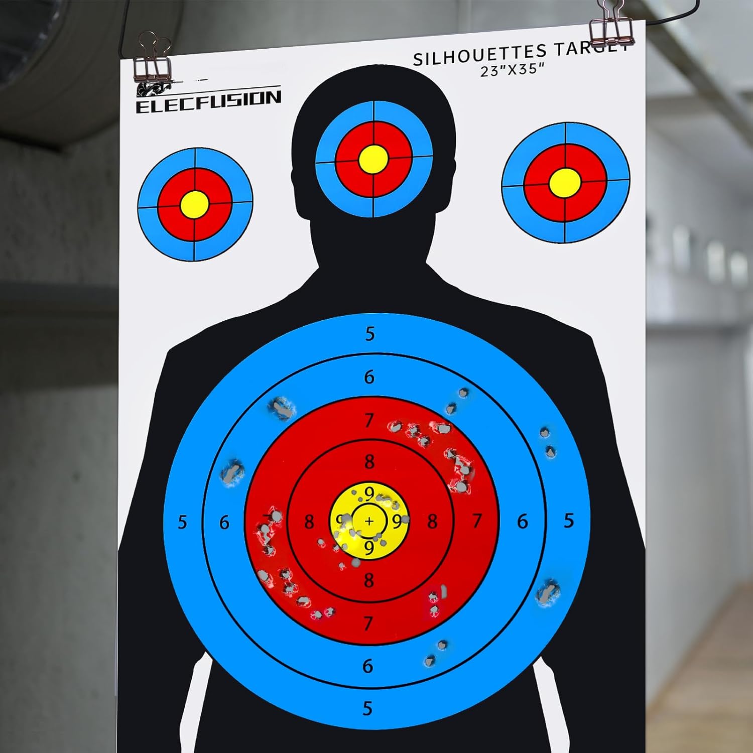 Silhouette Shooting Targets - 23x35 Inch Paper Targets for Indoor/Outdoor Shooting Range Use