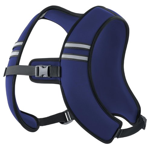 ZELUS Weighted Vest, Washable Z-Fit Soft Iron Weighted Vest for Women and Men, 5/10/15 lb Weight Vest with Reflective Strips & Adjustable Straps, Ultra Thin Weight Vest for Gym Strength Training (15lb) Deep Blue