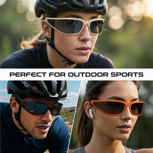 SODQW Polarized Wrap Around Sunglasses for Women UV400 Running Cycling Sports Sun Glasses Trendy 2025 Shades