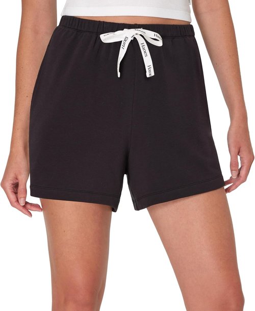 Hanes Women's Originals French Terry Lounge Shorts, Comfywear Loungewear, Sleep Shorts for Women, 4"