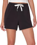 Hanes Women's Originals French Terry Lounge Shorts, Comfywear Loungewear, Sleep Shorts for Women, 4"