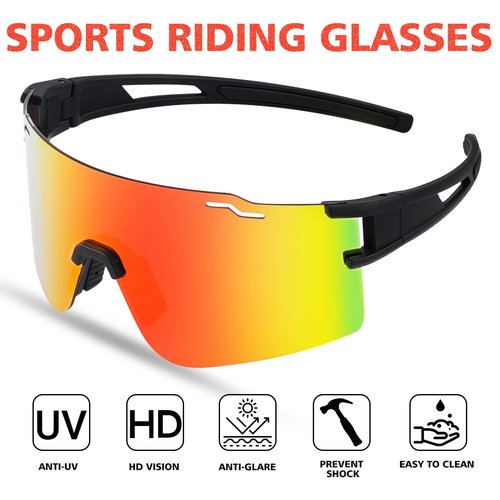 GGBuy Polarized Sunglasses Cycling Glasses Sports Sunglasses UV400 Shade for Softball Cycling Biking Fishing Baseball Outdoor Unisex