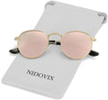 NIDOVIX Kids Polarized Sunglasses - Classic Metal Frame | 100% UV Protection for Ages 0-18