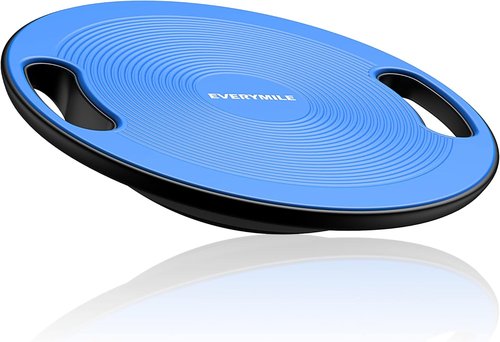 EVERYMILE Wobble Balance Board - Portable Core Trainer with Handle for Stability & Physical Therapy