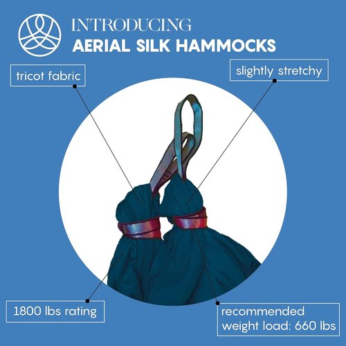 Aerial Silk Yoga Hammock by [Brand Name] - Durable Inversion Swing Kit for All Levels | Includes Straps & Pose Guide