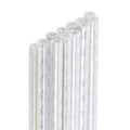 HARFINGTON 36pcs Bike Reflective Spoke Skins 0.2" Plastic Bicycle Spoke Reflectors Spoke Covers Trim Wrap Wheel 360°Visibility for Road Mountain Bike Motorcycles Decoration, White