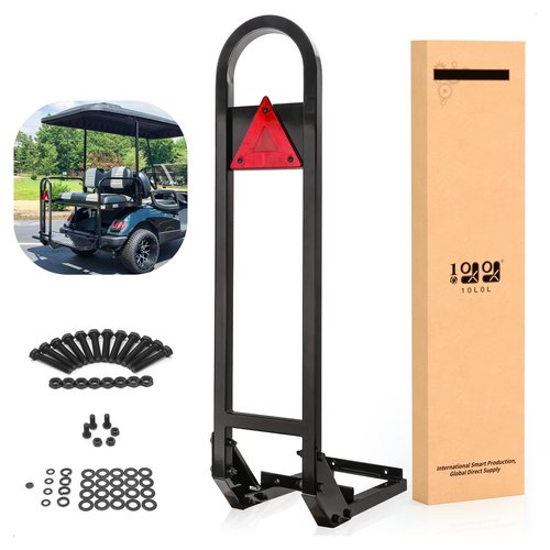 10L0L Universal Golf Cart Rear Seat Safety Grab Bar Fits for Club Car DS Precedent EZGO TXT RXV
