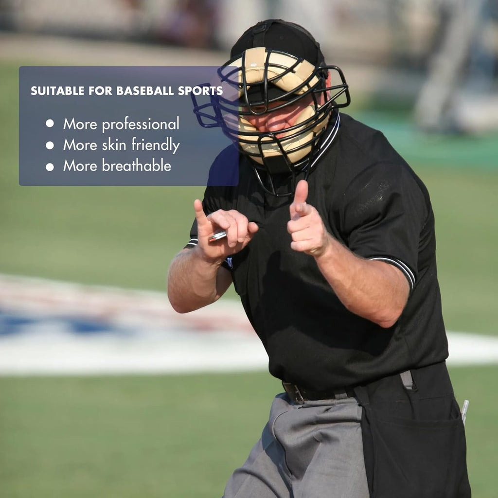 Redgino Men's Baseball Softball Umpire Shirt - Short Sleeve Polo Ref Jersey for Comfort & Mobility