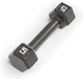 Marcy Cast Iron Hex Dumbbells - Durable Weight Options from 3-lb to 100-lb | Sold Individually