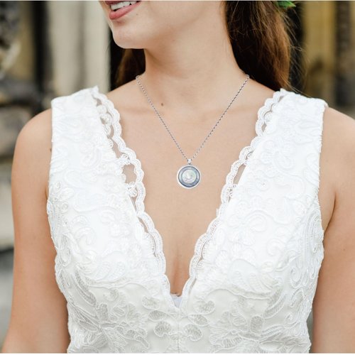 E TRUEE Golf Ball Marker Necklace with Pearl Ball Marker, Golf Accessories, Golf Gifts, Golf Ball Markers for Women