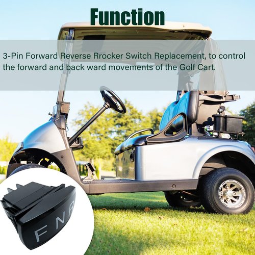 FR-027 Forward/Reverse Switch Compatible with/Replacement for E-Z-GO TXT 48V Models (2014 and Newer) - Replaces 624514G01