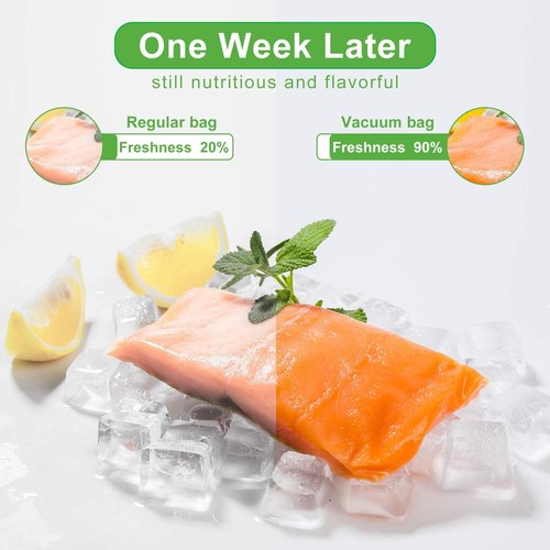 FoodSaver Vacuum Sealer Bags - 200 Quart, 8x12 Inch, Heavy Duty, BPA Free for Meal Prep & Sous Vide