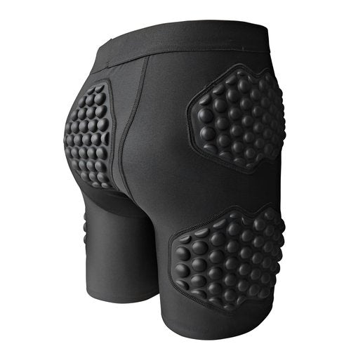 STONEKISS Goalie Shorts Padded, Hip Butt Protection Short Pants for Men, Crash Pants for Ice Skiing, Snowboarding 2XL