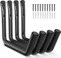 Niffgaff Heavy Duty Garage Storage Hooks - 120 LB Capacity Wall-Mounted Rack for Kayaks, Ladders & Bikes
