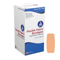 Dynarex Fabric Adhesive Bandages - Sterile & Flexible Fabric Bandages for Wounds - Non-Stick Pads - Individually-Wrapped First Aid Supplies - No Latex - 2x4-1/2", 1 Box of 50