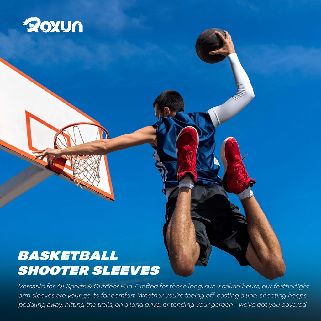 ROXUN Arm Sleeves - Cooling UV Sun Protection Compression Gear for Men and Women