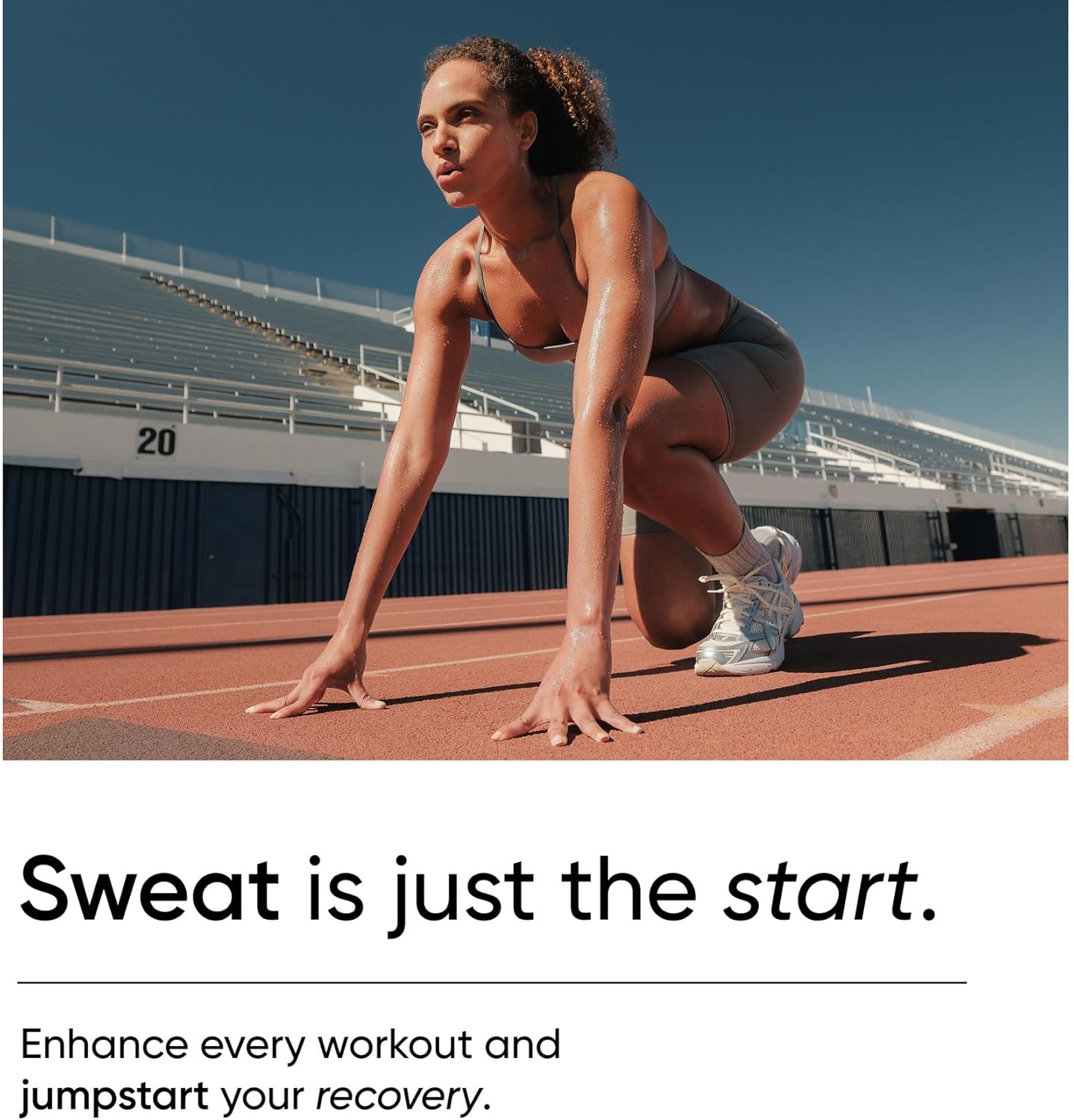 Sports Research Sweet Sweat Workout Enhancer Gel - Maximize Exercise & Boost Sweat - 6.4oz Stick