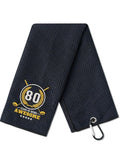 CybGene 80th Birthday Gifts Golf for Men Golfer, Funny Golf Towels for Golf Lovers, Husband, Perfect for Dad, Boss, Grandpa for Birthday